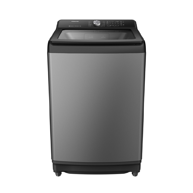 Hisense Washing Machine 18kg Top Loading, LED Display, Double Water Inlets, Smart Fuzzy Logic, Connect Life, Pre Soak Function, Self Programming Function Tit...