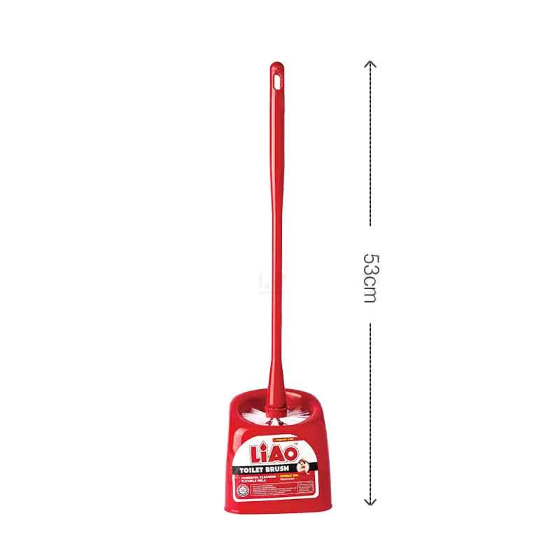 LiAo Toilet Brush 53CM With Handle & Holder Set D130001