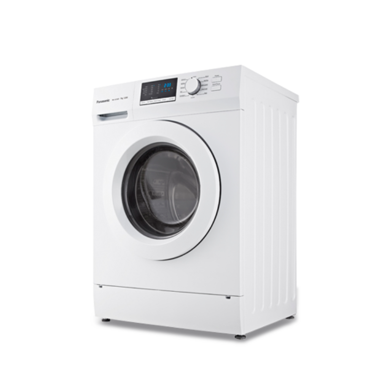Panasonic Washing Machine 7kg Front Load Automatic with Big LED Display, Hygiene 60°/90°C, Tub Clean & Quick Laundry Cycle NA-127XB1LAS
