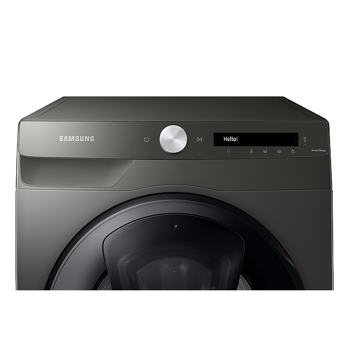 Samsung Washing Machine 8kg Front Load, Smart Things with Eco Bubble, AI Control WW80T554DAN/NQ