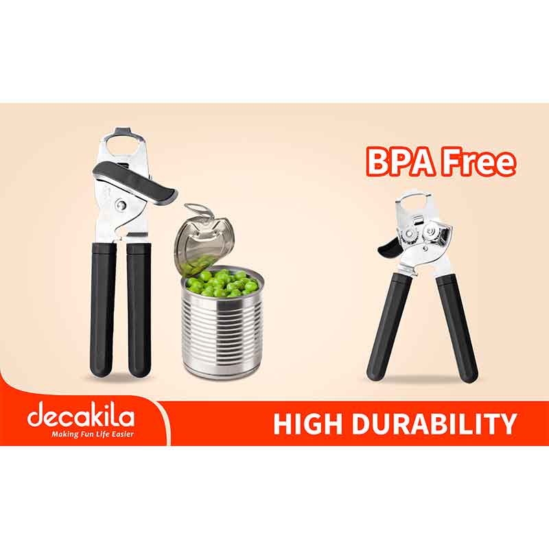 Decakila Can Opener Stainless Steel High Durability BPA Free KMTT067B