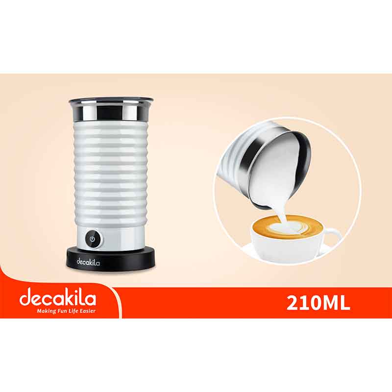 Decakila Milk Frother 550w 1 Button Easy to Start 210ML KECF015W