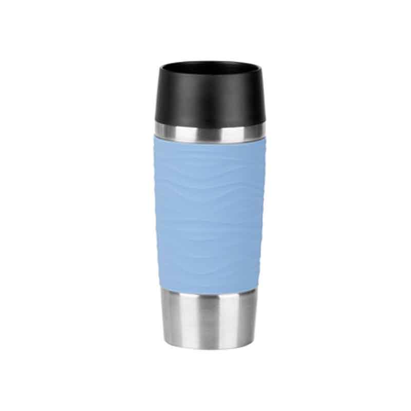Tefal Travel Mug 0.36L Stainless Steel Waves Blue Insulated N2010710