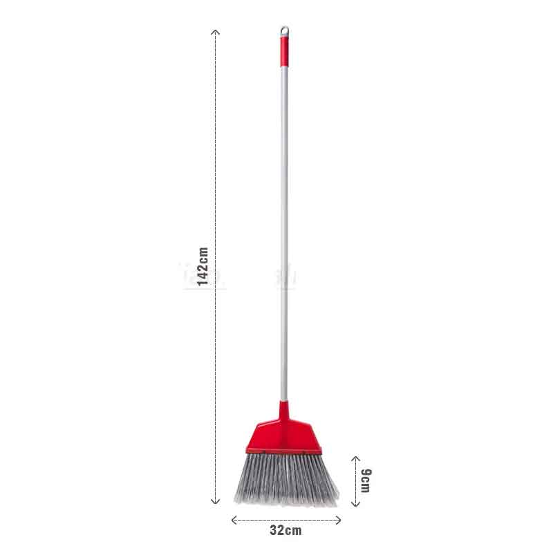 LiAo Floor Soft Broom 32CM With Handle Indoor & Outdoor Sweeping Brush K130030