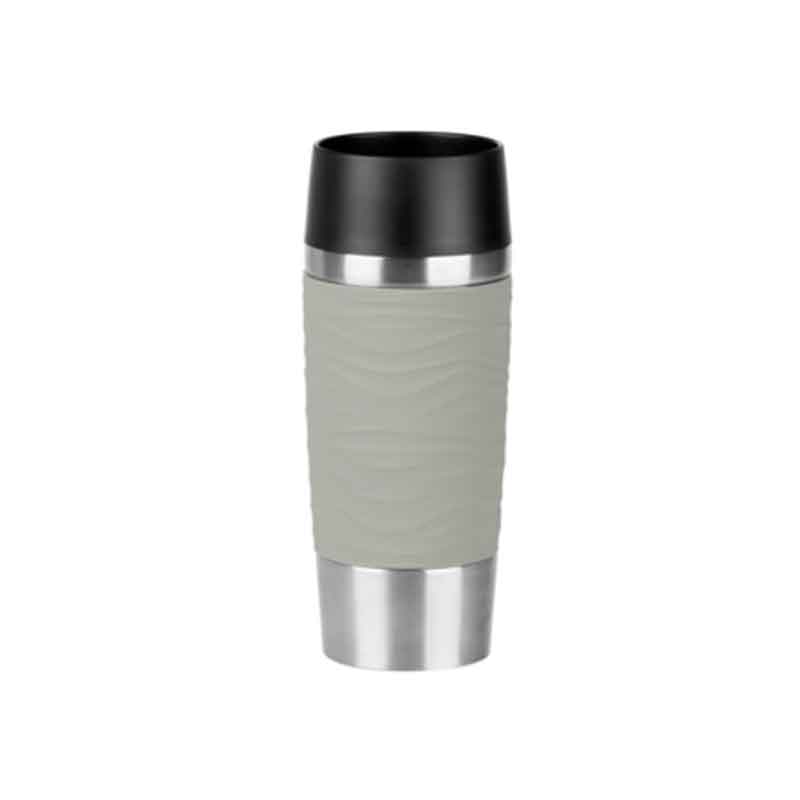 Tefal Travel Mug 0.36L Stainless Steel Waves Grey Insulated N2010810