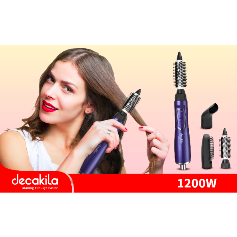 Decakila Hot Air Styler 1200W 3 in 1 Functions KEHS022L