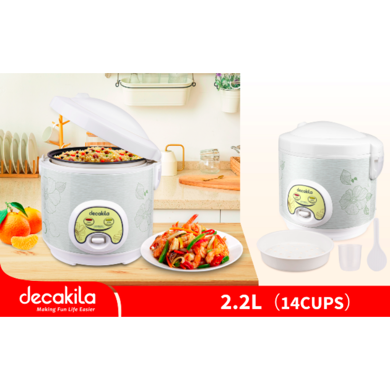 Decakila Rice Cooker 2.2L 900W KEER004W