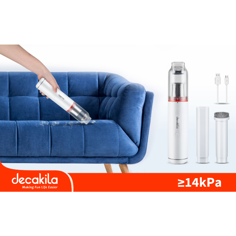 Decakila Portable Vacuum Cleaner 90W 11.1V Rechargeable CMPV003W