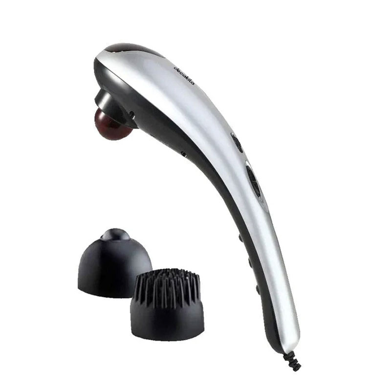 Decakila Handheld Massager 25W For Full-Body Relief Steeples Speed Intelligent Red Light Personal Massager With 3 Adjustable Heads Kebs003S 1 Decakila Handheld Massager 25W For Full-Body Relief Steeples Speed Intelligent Red Light Personal Massager With 3 Adjustable Heads Kebs003S