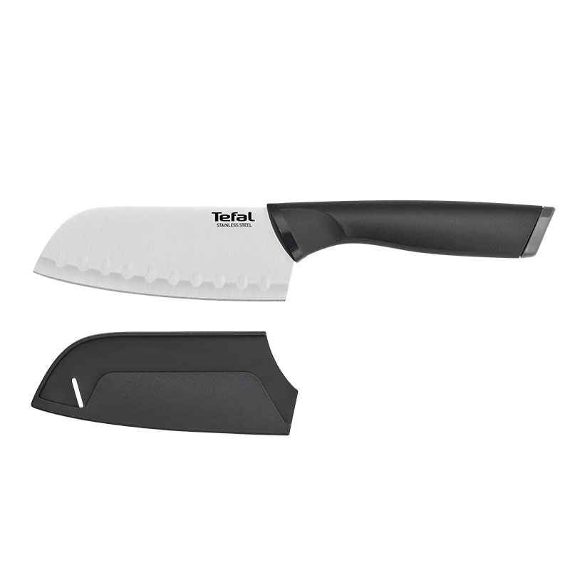 Tefal Comfort Santoku Knife 12Cm Ideal For Slicing &Amp; Chopping All Types Of Food High Performance Stainless Steel K2213604 1 Tefal Comfort Santoku Knife 12Cm Ideal For Slicing &Amp; Chopping All Types Of Food High Performance Stainless Steel K2213604