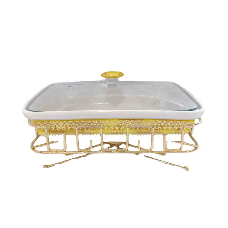Nadstar Chafing Dish For Buffet Stoves Made Of Ceramic Soup Pot Porcelain Food Serving 116-115 1 Nadstar Chafing Dish For Buffet Stoves Made Of Ceramic Soup Pot Porcelain Food Serving 116-115