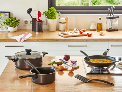 Tefal Easy Cook Frypan 30Cm Titanium Non Stick Thermo Signal 100% Safe Cooking Pan Suitable For All Heat Sources Except Induction B5540702 12 Tefal Easy Cook Frypan 30Cm Titanium Non Stick Thermo Signal 100% Safe Cooking Pan Suitable For All Heat Sources Except Induction B5540702