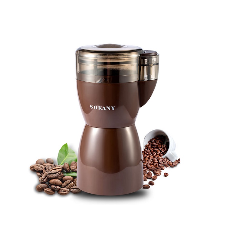 Sokany Electric Coffee Grinding Machine 100G 180W Brown Sm-3016 1 Sokany Electric Coffee Grinding Machine 100G 180W Brown Sm-3016