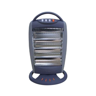 Decakila Room Heater 1200W 3 Heating Levels Oscillation Function Adjustable Thermostat Instant Heating Automatic Tip Over Protection Light Weight KEFH001B
