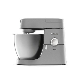 Kenwood Stand Mixer Kitchen Machine Metal Body CHEF XL 1200W with 6.7L Stainless Steel Bowl K-Beater Whisk Dough Hook Glass Blender Meat Grinder Multi Mill KVL4230S
