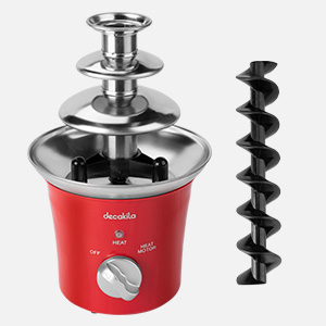 Decakila Chocolate Fountain 70W 3 Levels Of Melting Stainless Steel Plastic Body Fondue Chocolate Fountain Kett011R 12 Decakila Chocolate Fountain 70W 3 Levels Of Melting Stainless Steel Plastic Body Fondue Chocolate Fountain Kett011R