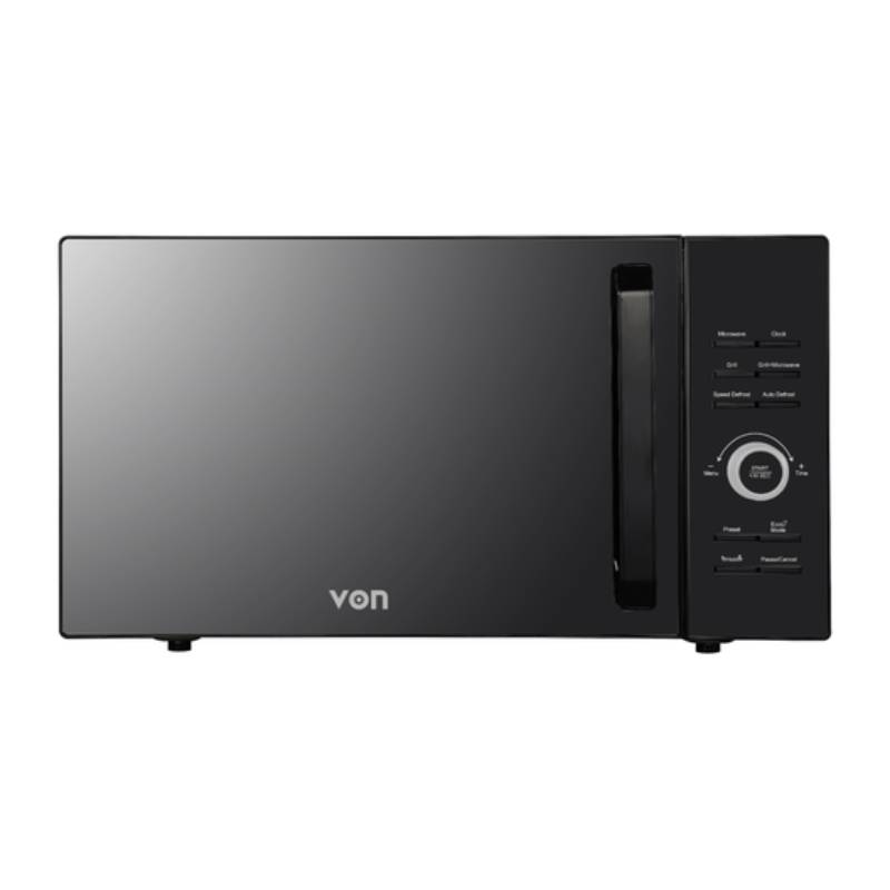 Von Digital Microwave Oven 25L, Black Grill Vamg-25Dgk 1 Von Digital Microwave Oven 25L, Black Grill Vamg-25Dgk