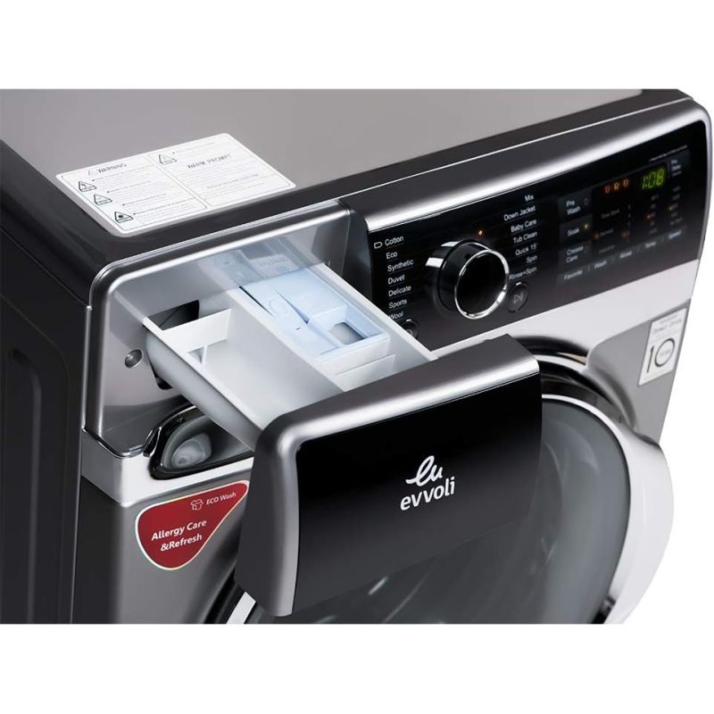 Evvoli Washing Machine 9Kg Direct Drive Inverter 1400Rpm A+++ Fddh-914S 5 Evvoli Washing Machine 9Kg Direct Drive Inverter 1400Rpm A+++ Fddh-914S