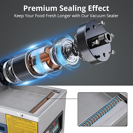 Commercial Vacuum Sealer Chamber Machine 37Kg Dz-260T 5 Commercial Vacuum Sealer Chamber Machine 37Kg Dz-260T