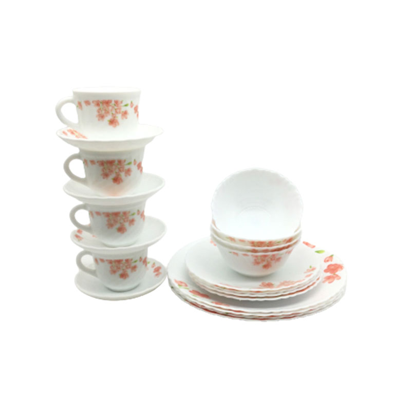 La Opala Dinner Set Aster Pink Classique 20 Pieces Lp020 2 La Opala Dinner Set Aster Pink Classique 20 Pieces Lp020