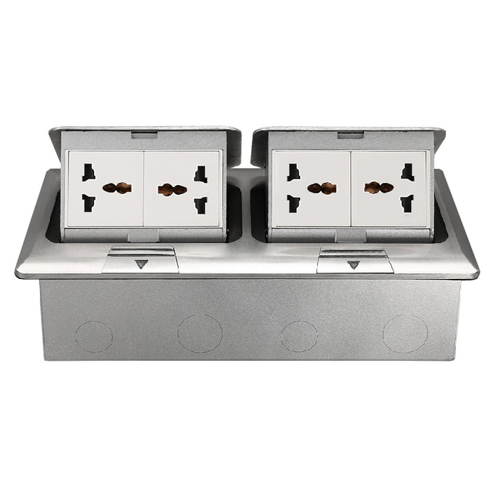 Tronic Floor Socket 2G Universal + Rj45 Data 1 Tronic Floor Socket 2G Universal + Rj45 Data