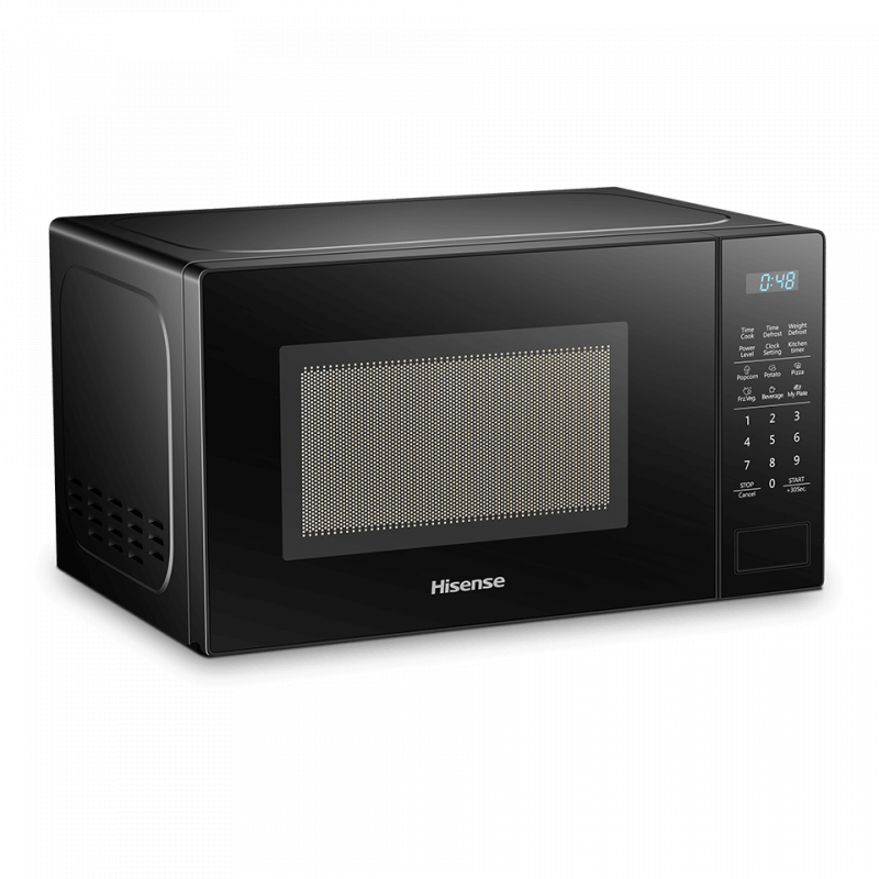 Hisense Microwave 20L 700W Solo Digital Touch Display, 6 Levels, Push Button, Black H20Mobs1 2 Hisense Microwave 20L 700W Solo Digital Touch Display, 6 Levels, Push Button, Black H20Mobs1