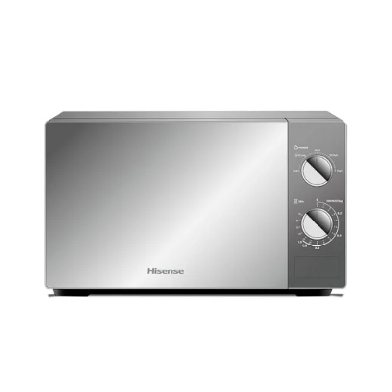 Hisense Microwave 20L 700W Solo Manual, 6 Power Levels, Push Button, Defrost, Cooking Timer, Durable Door, 360° Rotating Plate, Mirror H20Moms10 1 Hisense Microwave 20L 700W Solo Manual, 6 Power Levels, Push Button, Defrost, Cooking Timer, Durable Door, 360° Rotating Plate, Mirror H20Moms10