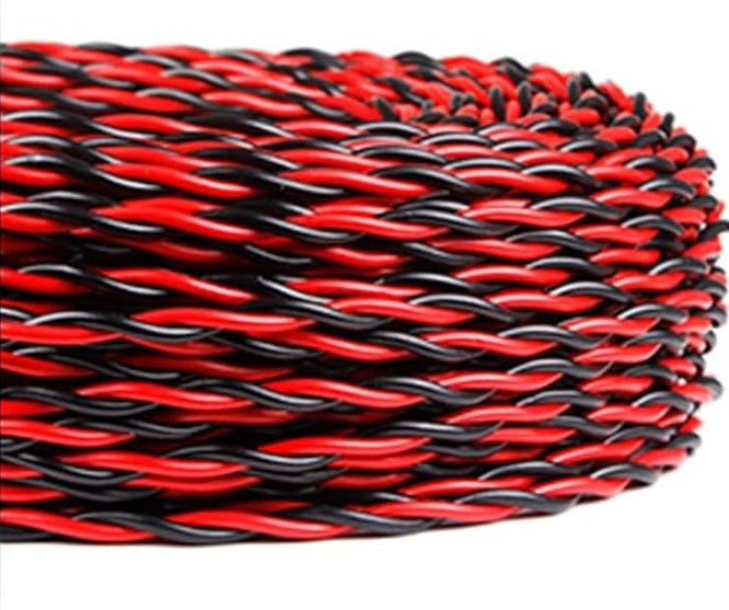 Tronic 0.5Mm 2 Core Flexible Red &Amp; Black Twisted Cable 1 Tronic 0.5Mm 2 Core Flexible Red &Amp; Black Twisted Cable