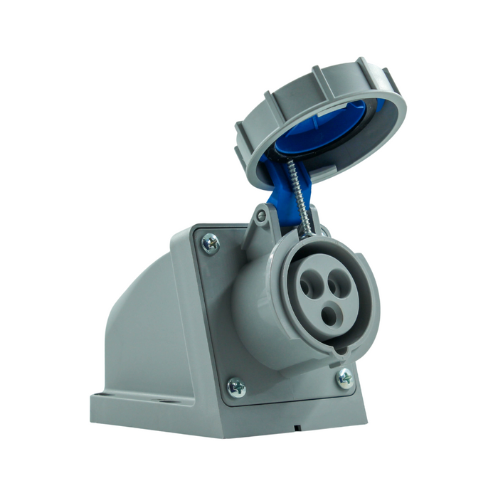 Tronic Industrial Socket 3 Pin 16A Ip44 8 Tronic Industrial Socket 3 Pin 16A Ip44