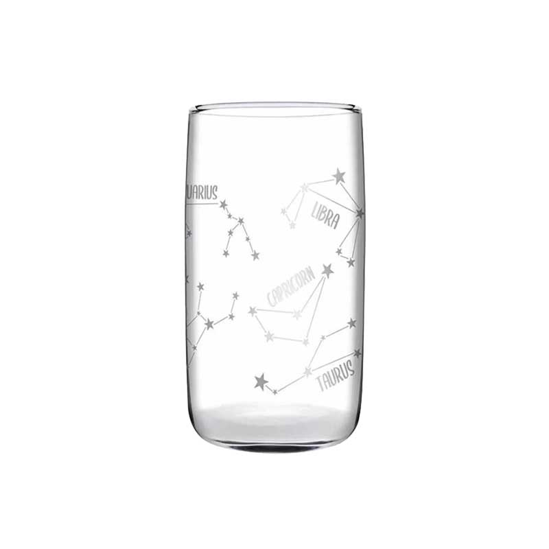 Pasabahce Iconic Zodiac Décor 4Pcs Long Glass 540Ml 420039 1 Pasabahce Iconic Zodiac Décor 4Pcs Long Glass 540Ml 420039