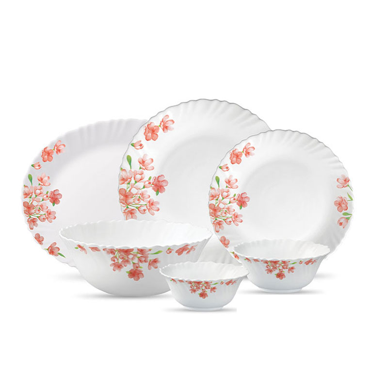 La Opala Dinner Set Aster Pink Classique 20 Pieces Lp020 1 La Opala Dinner Set Aster Pink Classique 20 Pieces Lp020