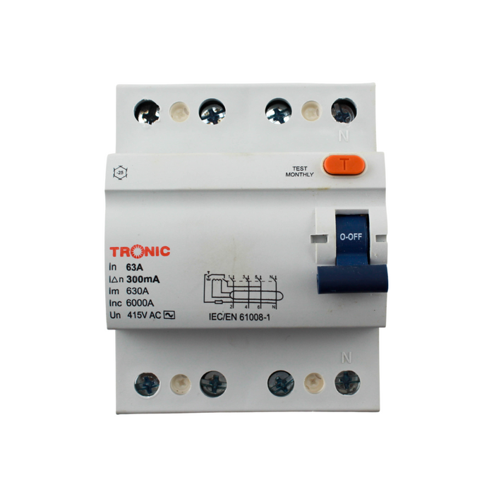 Tronic 63A Circuit Breaker Three Phase 1 Tronic 63A Circuit Breaker Three Phase