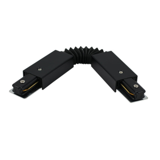 Tronic Black Tracklight Connector with 2 Wires
