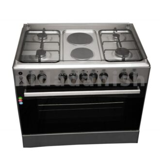 Delta Cookers 90x60cm Electric Oven & Grill 4 Gas & 2 Electric Burner DGC9042.I
