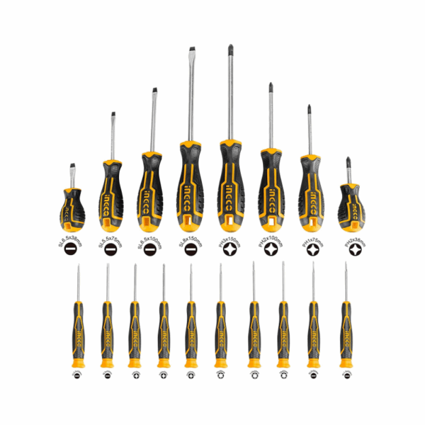 Ingco Screwdriver And Precision Screwdriver Set 18pcs HKSD1828