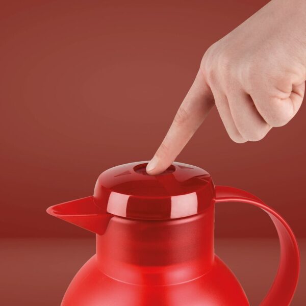 Tefal Samba Jug 1 Liter Aubergine Isothermal Jug Translucent Vacuum Flask Plastic-Polypropylenex (PP) Glass Liner K3035312