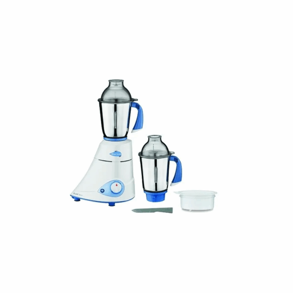 Preethi Blue Leaf Platinum Mixer Grinder 750W with 3 Stainless Steel Jars, 3 Speed & Pulse, Overload Protector, Extractor Filter MG139/09