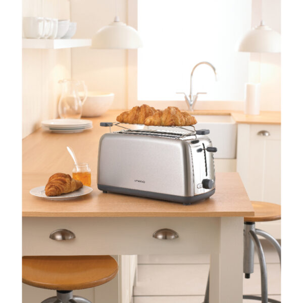 Kenwood Toaster 2 Slots 4 Slice Scene Series 1500W Adjustable Browning Control Stainless Steel TTM470