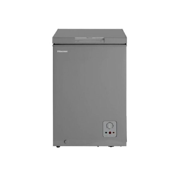 Hisense Chest Freezer 95L Easy Cleaning, Side Handle, Keep For 135H, Easy Cleaning, My Fresh Choice Technology, Grey H125CFS