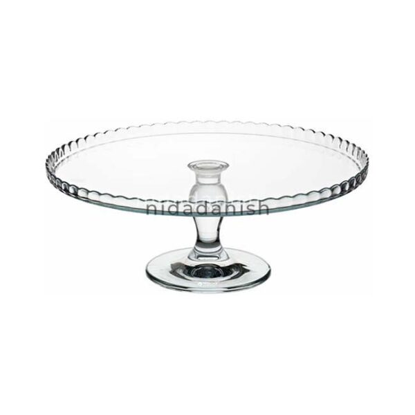 Pasabahce Patisserie Footed Plate Decor 13" 95117
