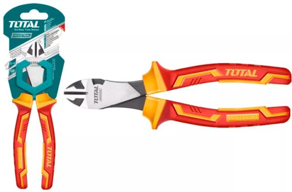 Total Diagonal Cutting Pliers Heavy Duty 7" Insulated THTIP2571