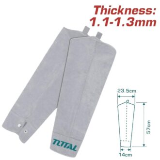 Total Welding Hand Sleeves Leather 57x14cm Protects Arms from Welding Spatter and Heat TSPWS01