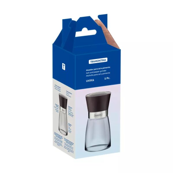 Tramontina Utilitá Ceramic Glass Salt & Pepper Grinder 25688/000