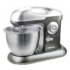 Nikai Kitchen Machine 1200W 6.5L 10 Speeds + Pulse 3 Attachments Dough Hook Beater Whisk Continuous Speeds Splash-Proof Lid Die Cast Aluminium Hooks and Stainless-Steel Whisk NSM650A