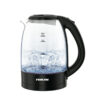 Nikai Kettle Glass Body 1.7L 2200W Compact Cordless Electric Glass Kettle Boiler Automatic Shut Off Boil Dry Protection LED Indicator Integrated Filter NK313G