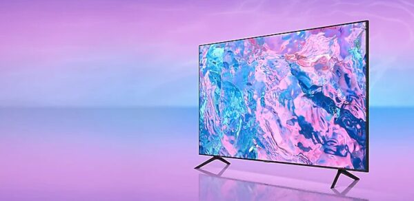 Samsung 50" LED Crystal UHD 4K Smart TV Frameless, Samsung Smart Hub, PurColor, Crystal Processor with 4K UHD Upscaling, Motion Xcelerator, Mega Contrast HDR, Object Tracking Sound Lite, Q-Symphony 50CU7000