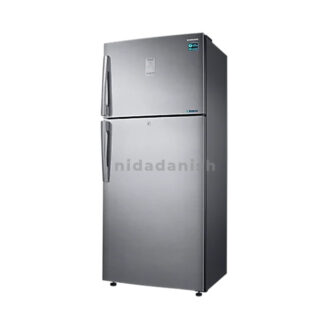 Samsung Fridge 439L Digital Inverter, Double Door, Top Freezer, Twin Cooling Plus, TMF, DIT, Air Hygienically, LED Lighting, Silver RT56K5341/RT43K6341