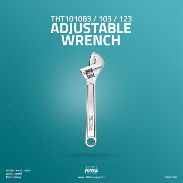 Total Adjustable Wrench 10” THT1010103