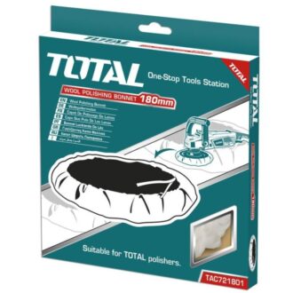 Total Angle Wool Polishing Bonnet/Pad 180mm TAC721801