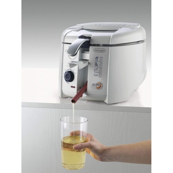 De'Longhi Deep Fryer Roto Fry 1.2L 1800w Deep Fryer with Easy Clean System, F28311.W1